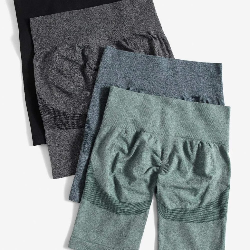 new Athletic High-Waist workout Shorts bundle